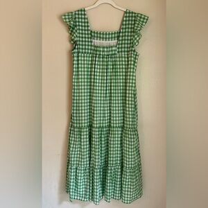 Draper James Gingham Women’s Dress Green and White
Gingham Mini/ Midi Large